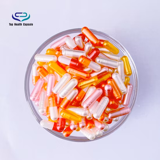 Пустая капсула пуллулан с сертификатом Hala разных цветов и размеров для здравоохранения