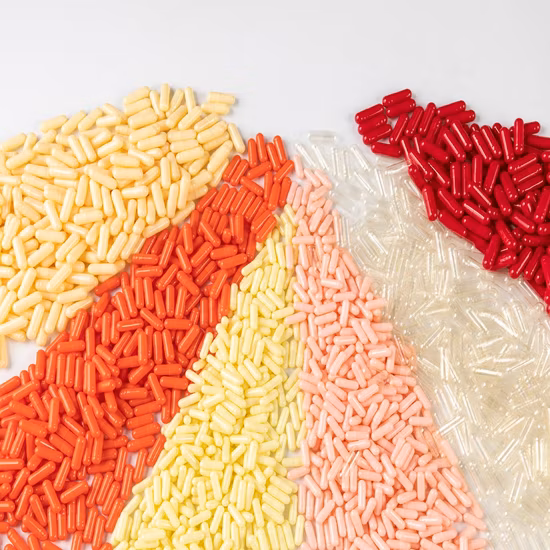 Твердые растительные халяльные полые желатиновые капсулы из пуллулана HPMC пустые чистые капсулы